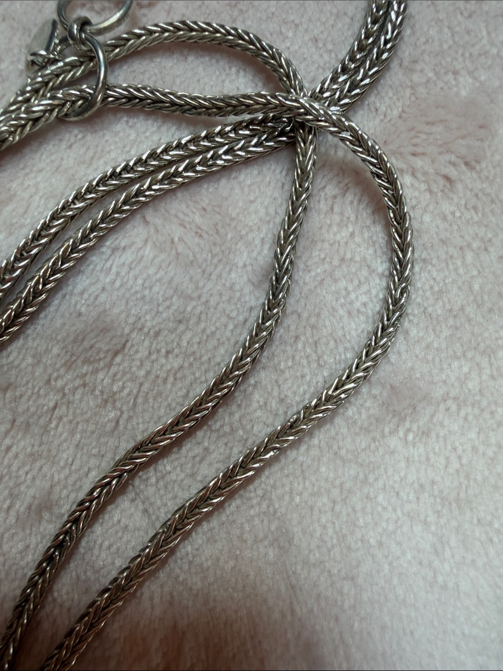 LORI BONN Sterling Silver Mother-of-Pearl Oval Pendant Double Strand Necklace - Picture 12 of 15